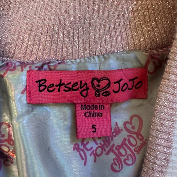 Betsey Johnson Kid's Sequin Bomber Jacket - Picture 3 of 3